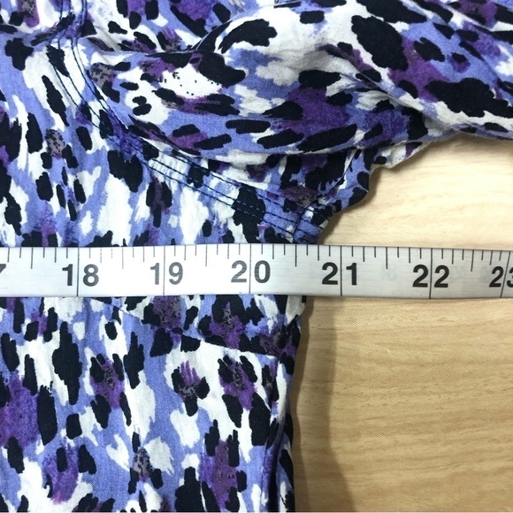 Rock 47 by Wrangler Purple Black Snap Button Western Rodeo LS Shirt Size L - Picture 4 of 5